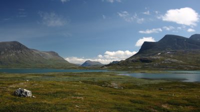 Utsikt över fjäll