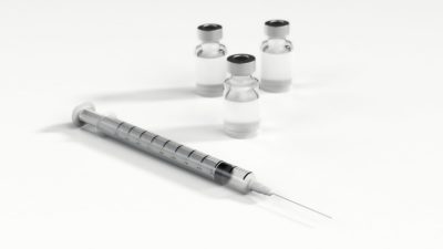 En sprut med vaccin
