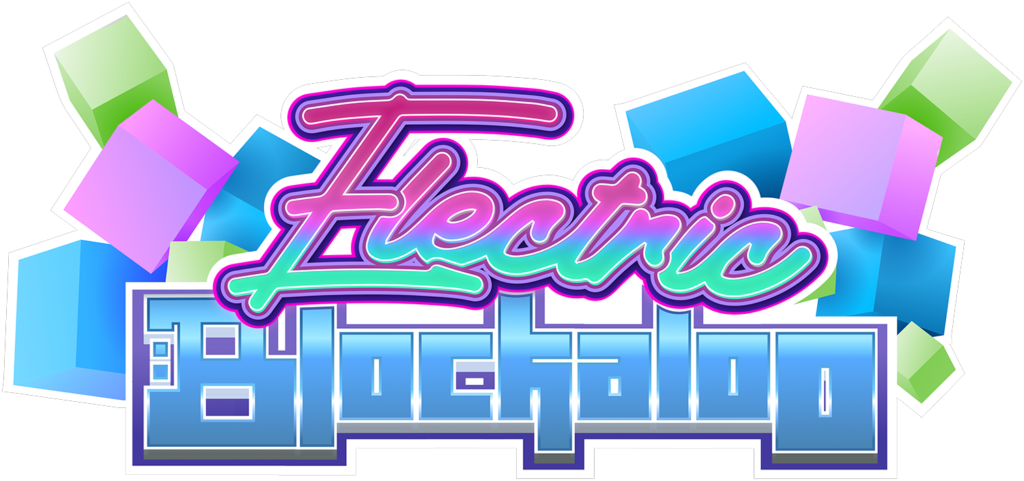 Logo till musikfestivalen Electric Blockaloo