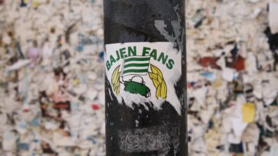 Ett Bajen-klistermärke